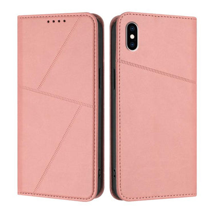 Strong Magnetic Frosted Flip Leather Phone Case, For iPhone XS Max, For iPhone 8 Plus / 7 Plus / 6 Plus