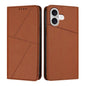 Strong Magnetic Frosted Flip Leather Phone Case, For iPhone 17, For iPhone Air, For iPhone 16 Pro Max