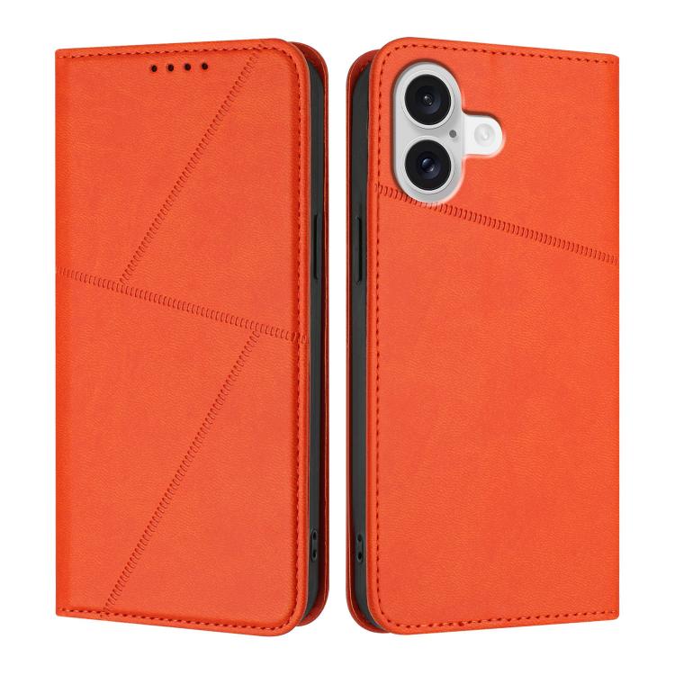 Strong Magnetic Frosted Flip Leather Phone Case, For iPhone 17, For iPhone Air, For iPhone 16 Pro Max