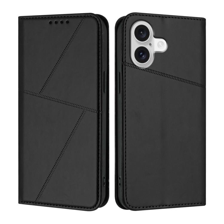 Strong Magnetic Frosted Flip Leather Phone Case, For iPhone 17, For iPhone Air, For iPhone 16 Pro Max