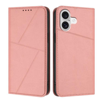 Strong Magnetic Frosted Flip Leather Phone Case, For iPhone 17, For iPhone Air, For iPhone 16 Pro Max