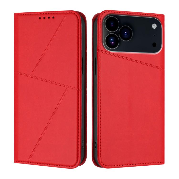 Strong Magnetic Frosted Flip Leather Phone Case, For iPhone 17e / 16e, For iPhone 17 Pro Max, For iPhone 17 Pro