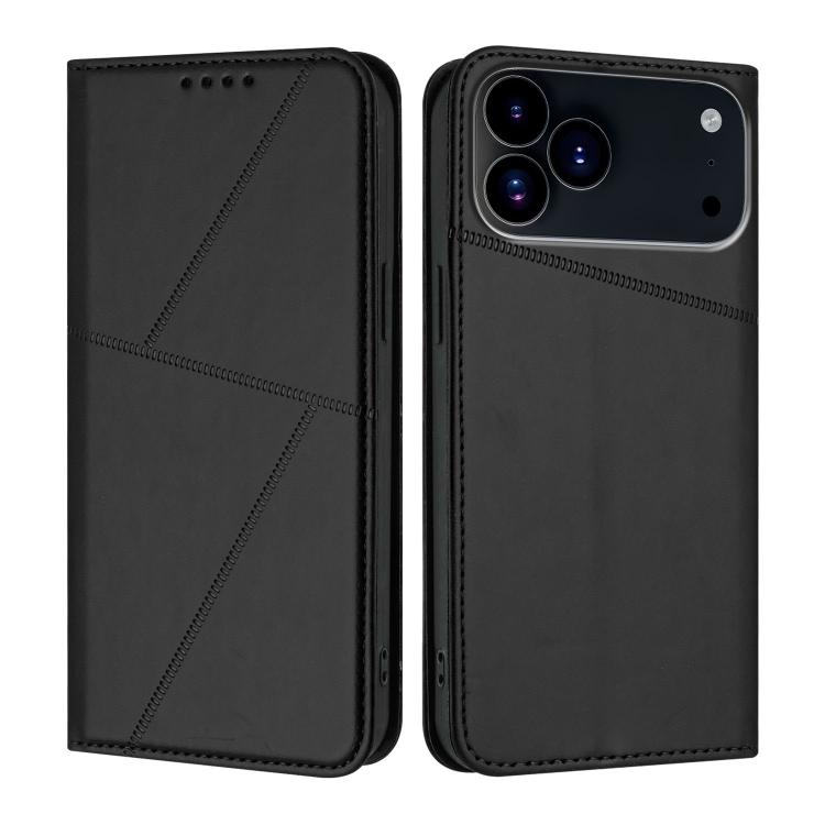Strong Magnetic Frosted Flip Leather Phone Case, For iPhone 18 Pro / 17 Pro, For iPhone 18 Pro Max / 17 Pro Max, For iPhone 17e / 16e