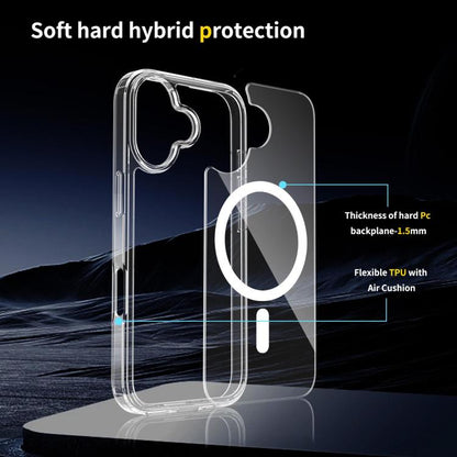 Scratchproof PC Hybrid TPU Magsafe Phone Case, For iPhone 18, For iPhone 18 Pro, For iPhone 18 Pro Max, For iPhone 17 Pro Max, For iPhone 17 Pro, For iPhone 17, For iPhone 17 Air