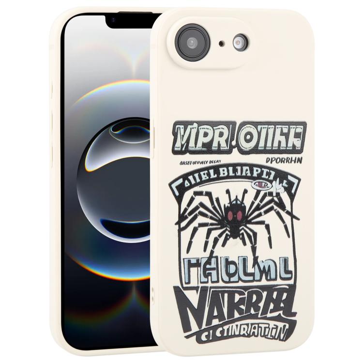 Graffiti Spider TPU Phone Case, For iPhone 16e, For iPhone 16 Pro Max, For iPhone 16 Pro, For iPhone 16 Plus