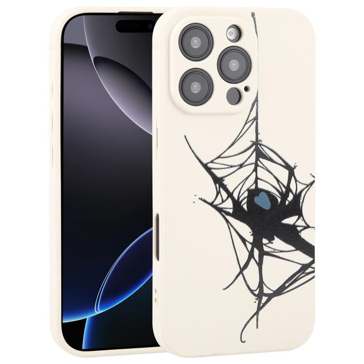 Graffiti Spider TPU Phone Case, For iPhone 16e, For iPhone 16 Pro Max, For iPhone 16 Pro, For iPhone 16 Plus