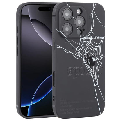 Graffiti Spider TPU Phone Case, For iPhone 16e, For iPhone 16 Pro Max, For iPhone 16 Pro, For iPhone 16 Plus