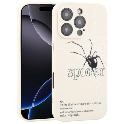 Graffiti Spider TPU Phone Case, For iPhone 16e, For iPhone 16 Pro Max, For iPhone 16 Pro, For iPhone 16 Plus
