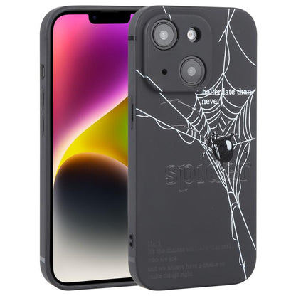Graffiti Spider TPU Phone Case, For iPhone 15, For iPhone 14 Plus, For iPhone 14, For iPhone 14 Pro