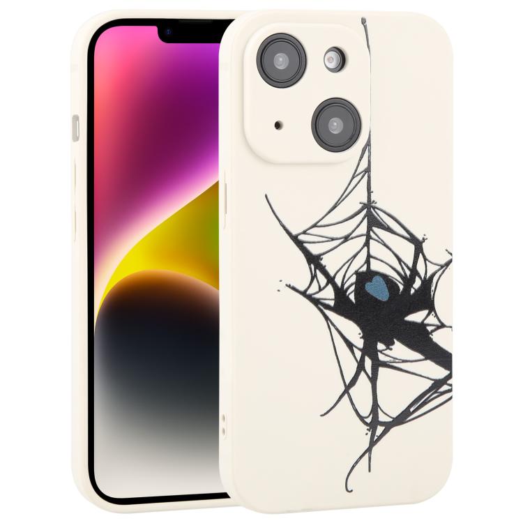 Graffiti Spider TPU Phone Case, For iPhone 15, For iPhone 14 Plus, For iPhone 14, For iPhone 14 Pro