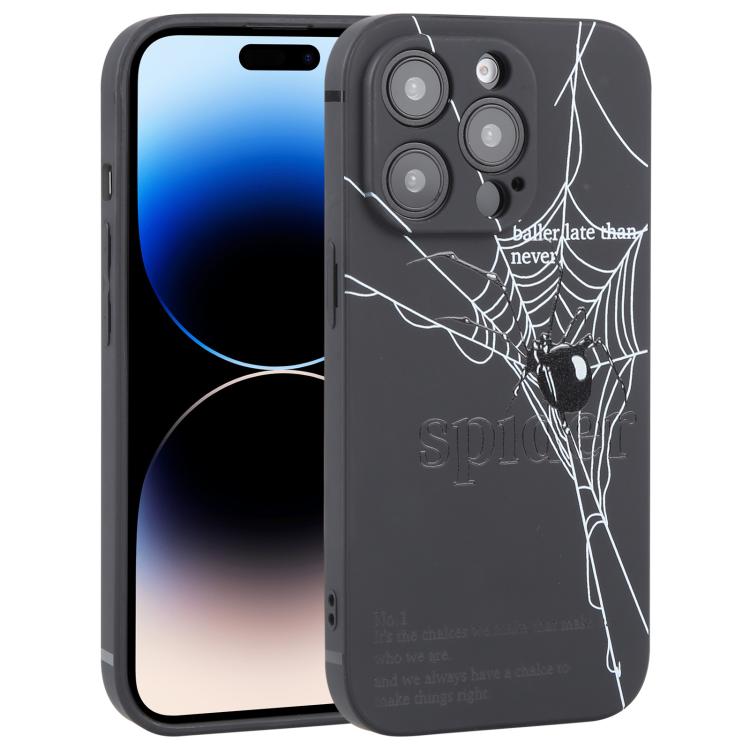 Graffiti Spider TPU Phone Case, For iPhone 15, For iPhone 14 Plus, For iPhone 14, For iPhone 14 Pro