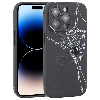 Graffiti Spider TPU Phone Case, For iPhone 15, For iPhone 14 Plus, For iPhone 14, For iPhone 14 Pro