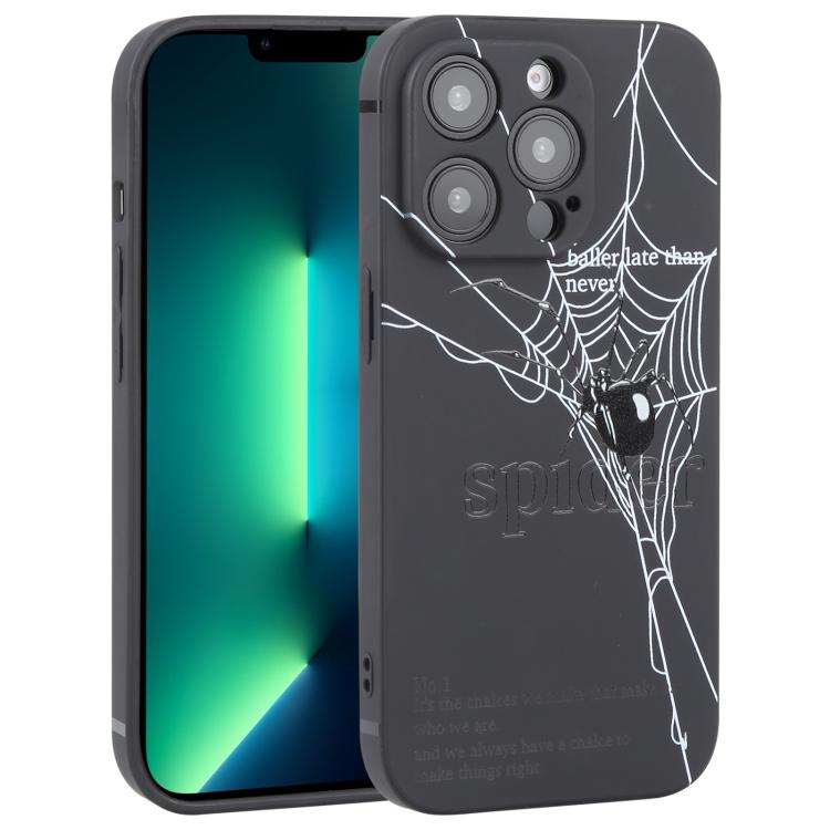 Graffiti Spider TPU Phone Case, For iPhone 14 Pro Max, For iPhone 13 Pro Max, For iPhone 13 Pro, For iPhone 13