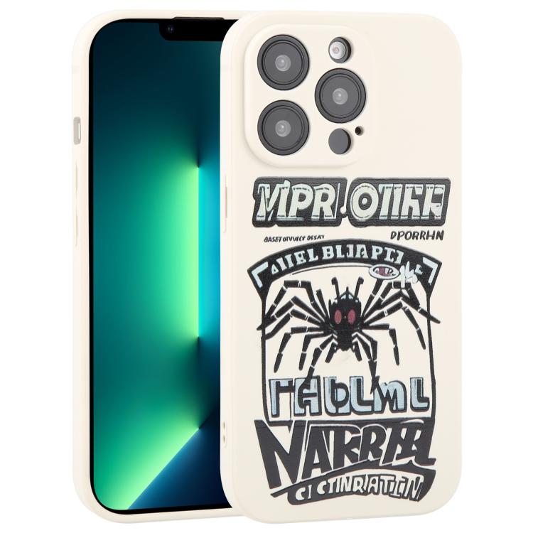 Graffiti Spider TPU Phone Case, For iPhone 14 Pro Max, For iPhone 13 Pro Max, For iPhone 13 Pro, For iPhone 13