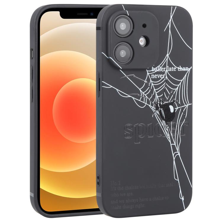 Graffiti Spider TPU Phone Case, For iPhone 12 mini, For iPhone 11, For iPhone 11 Pro, For iPhone XS / X