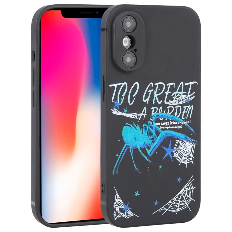 Graffiti Spider TPU Phone Case, For iPhone 12 mini, For iPhone 11, For iPhone 11 Pro, For iPhone XS / X