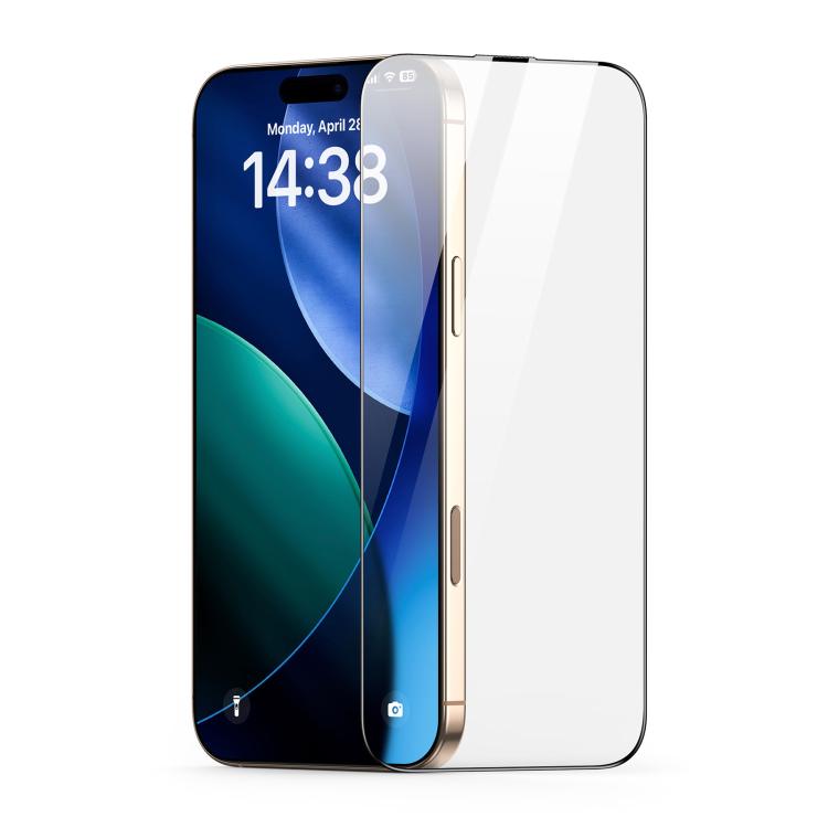 DUX DUCIS Roga Series 2.5D HD Fully Transparent Tempered Screen Protector with Dust Removal Quick-Attach Box, For iPhone 17 Pro Max, For iPhone 17 Pro, For iPhone 17, For iPhone Air, For iPhone 16e, For iPhone 16 Pro Max, For iPhone 16 Pro