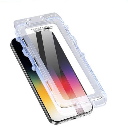 DUX DUCIS Roga Series 2.5D HD Fully Transparent Tempered Screen Protector with Dust Removal Quick-Attach Box, For iPhone 17e / 16e, For iPhone 17