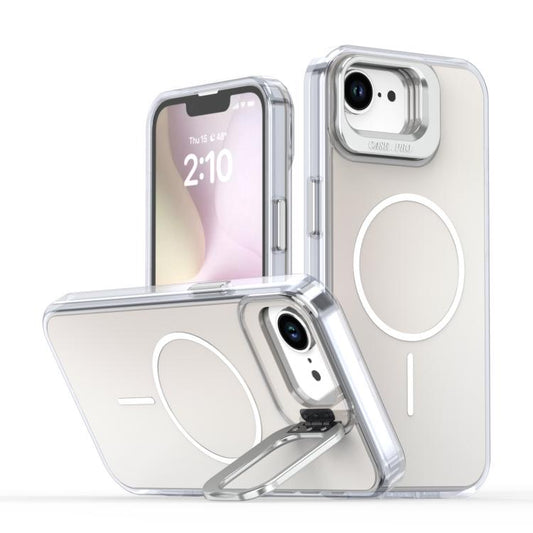 Gradient Discolor Lens Kickstand Magsafe Phone Case, For iPhone 16e, For iPhone 16 Pro Max, For iPhone 16 Pro, For iPhone 16 Plus