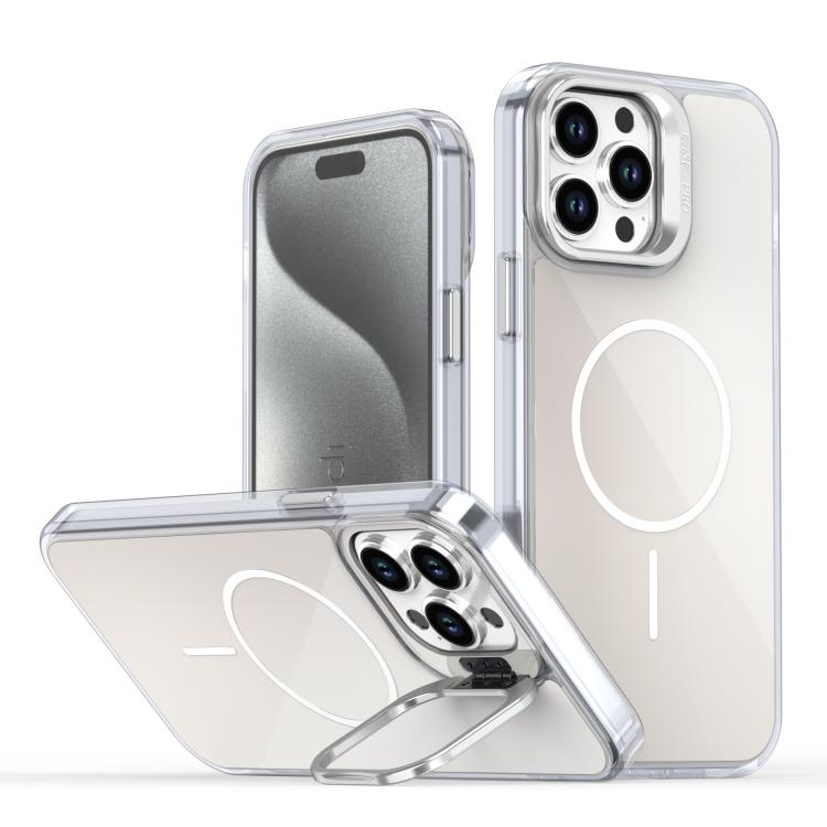 Gradient Discolor Lens Kickstand Magsafe Phone Case, For iPhone 14 Pro Max, For iPhone 13 Pro Max, For iPhone 13 Pro, For iPhone 12 / 12 Pro