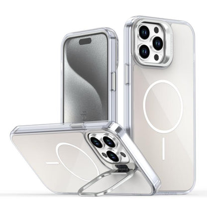 Gradient Discolor Lens Kickstand Magsafe Phone Case, For iPhone 14 Pro Max, For iPhone 13 Pro Max, For iPhone 13 Pro, For iPhone 12 / 12 Pro