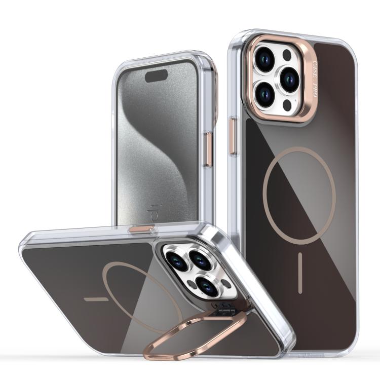 Gradient Discolor Lens Kickstand Magsafe Phone Case, For iPhone 14 Pro Max, For iPhone 13 Pro Max, For iPhone 13 Pro, For iPhone 12 / 12 Pro