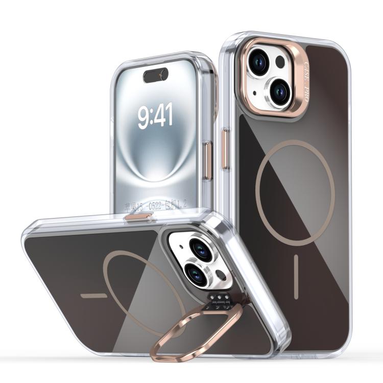 Gradient Discolor Lens Kickstand Magsafe Phone Case, For iPhone 14 Pro Max, For iPhone 13 Pro Max, For iPhone 13 Pro, For iPhone 12 / 12 Pro