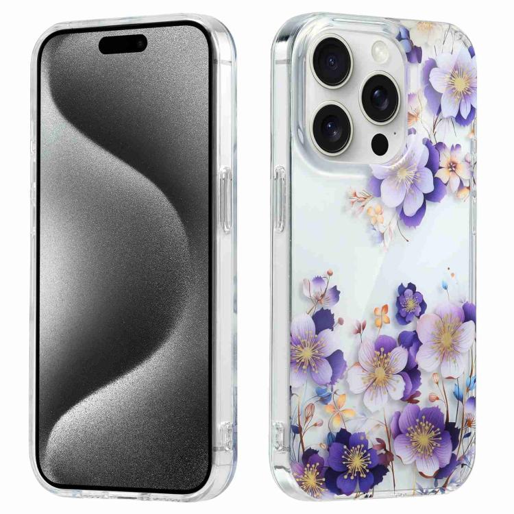 Electroplated Symphony Phone Case, For iPhone 17e / 16e, For iPhone 16 Pro Max, For iPhone 16 Pro
