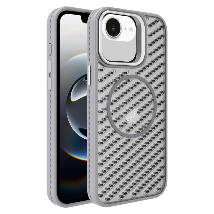 O-Shape Hollow Cooling Lens Holder MagSafe Phone Case, For iPhone 17e / 16e, For iPhone 16 Pro Max, For iPhone 16 Pro, For iPhone 16 Plus
