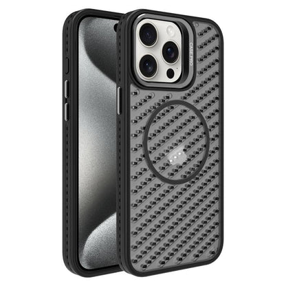 O-Shape Hollow Cooling Lens Holder MagSafe Phone Case, For iPhone 16, For iPhone 15 Pro Max, For iPhone 15 Pro, For iPhone 15 Plus