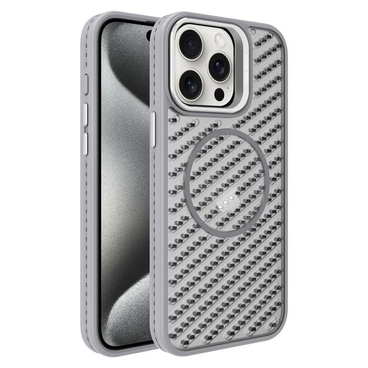 O-Shape Hollow Cooling Lens Holder MagSafe Phone Case, For iPhone 16, For iPhone 15 Pro Max, For iPhone 15 Pro, For iPhone 15 Plus