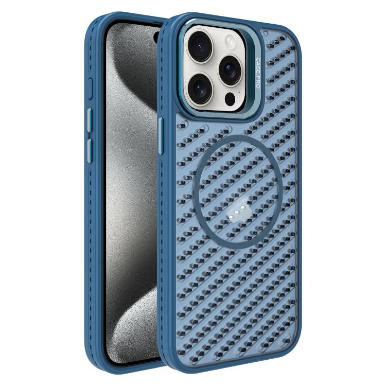 O-Shape Hollow Cooling Lens Holder MagSafe Phone Case, For iPhone 16, For iPhone 15 Pro Max, For iPhone 15 Pro, For iPhone 15 Plus