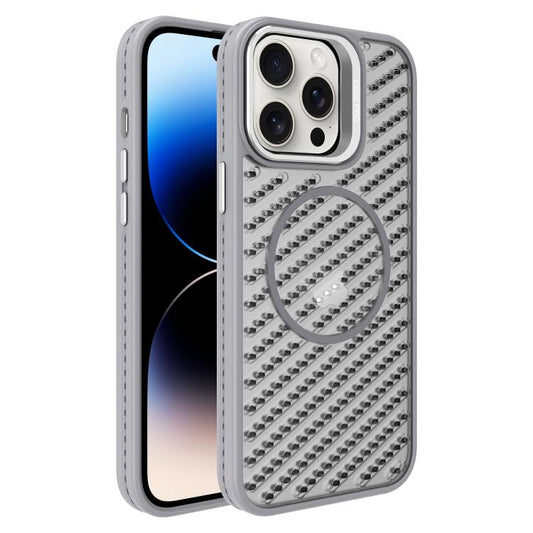 O-Shape Hollow Cooling Lens Holder MagSafe Phone Case, For iPhone 14 Pro Max, For iPhone 13 Pro Max, For iPhone 13 Pro, For iPhone 13