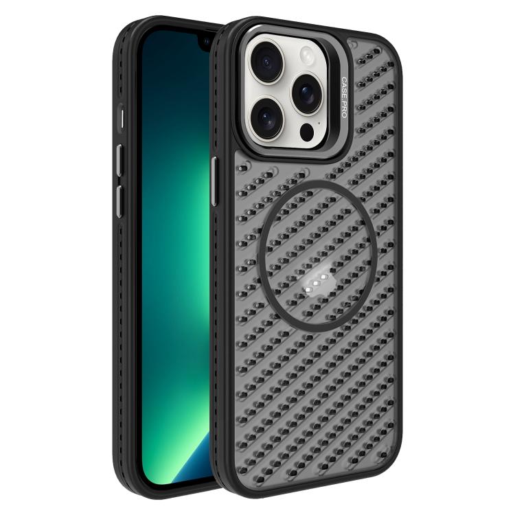 O-Shape Hollow Cooling Lens Holder MagSafe Phone Case, For iPhone 14 Pro Max, For iPhone 13 Pro Max, For iPhone 13 Pro, For iPhone 13