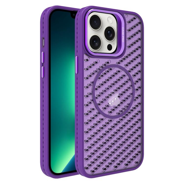 O-Shape Hollow Cooling Lens Holder MagSafe Phone Case, For iPhone 14 Pro Max, For iPhone 13 Pro Max, For iPhone 13 Pro, For iPhone 13