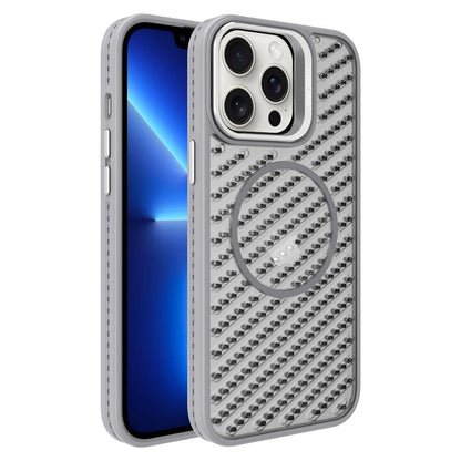 O-Shape Hollow Cooling Lens Holder MagSafe Phone Case, For iPhone 14 Pro Max, For iPhone 13 Pro Max, For iPhone 13 Pro, For iPhone 13