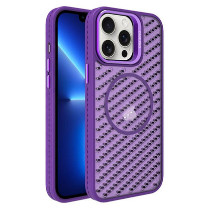 O-Shape Hollow Cooling Lens Holder MagSafe Phone Case, For iPhone 14 Pro Max, For iPhone 13 Pro Max, For iPhone 13 Pro, For iPhone 13