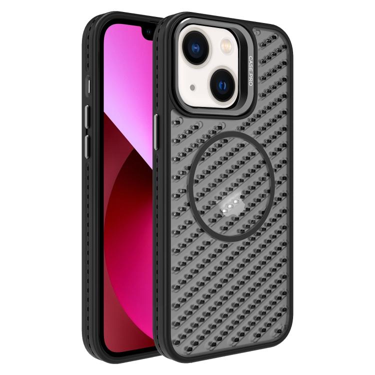 O-Shape Hollow Cooling Lens Holder MagSafe Phone Case, For iPhone 14 Pro Max, For iPhone 13 Pro Max, For iPhone 13 Pro, For iPhone 13