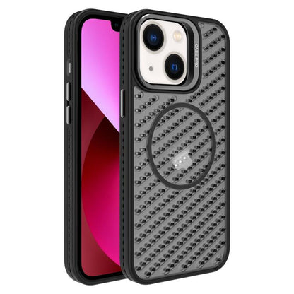 O-Shape Hollow Cooling Lens Holder MagSafe Phone Case, For iPhone 14 Pro Max, For iPhone 13 Pro Max, For iPhone 13 Pro, For iPhone 13