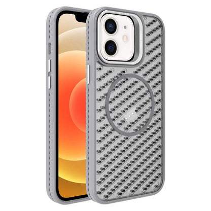 O-Shape Hollow Cooling Lens Holder MagSafe Phone Case, For iPhone 12, For iPhone 12 Pro Max, For iPhone 12 Pro, For iPhone 11