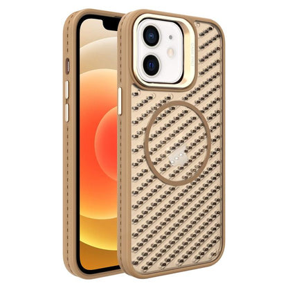 O-Shape Hollow Cooling Lens Holder MagSafe Phone Case, For iPhone 12, For iPhone 12 Pro Max, For iPhone 12 Pro, For iPhone 11