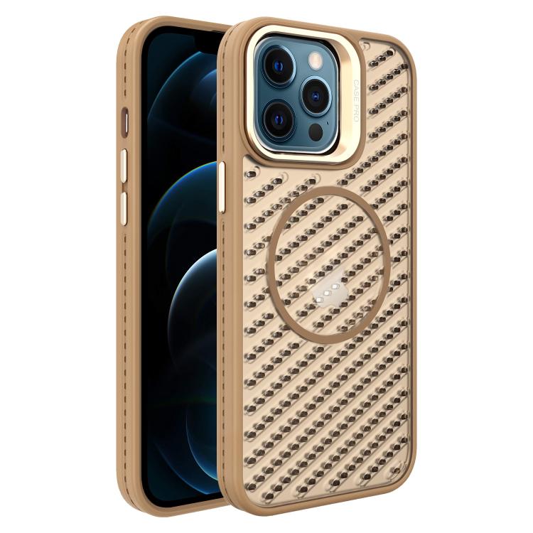 O-Shape Hollow Cooling Lens Holder MagSafe Phone Case, For iPhone 12, For iPhone 12 Pro Max, For iPhone 12 Pro, For iPhone 11