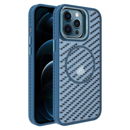 O-Shape Hollow Cooling Lens Holder MagSafe Phone Case, For iPhone 12, For iPhone 12 Pro Max, For iPhone 12 Pro, For iPhone 11