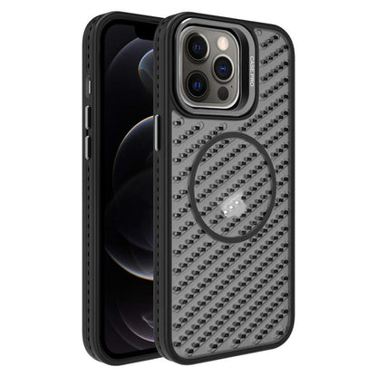 O-Shape Hollow Cooling Lens Holder MagSafe Phone Case, For iPhone 12, For iPhone 12 Pro Max, For iPhone 12 Pro, For iPhone 11