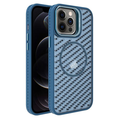 O-Shape Hollow Cooling Lens Holder MagSafe Phone Case, For iPhone 12, For iPhone 12 Pro Max, For iPhone 12 Pro, For iPhone 11