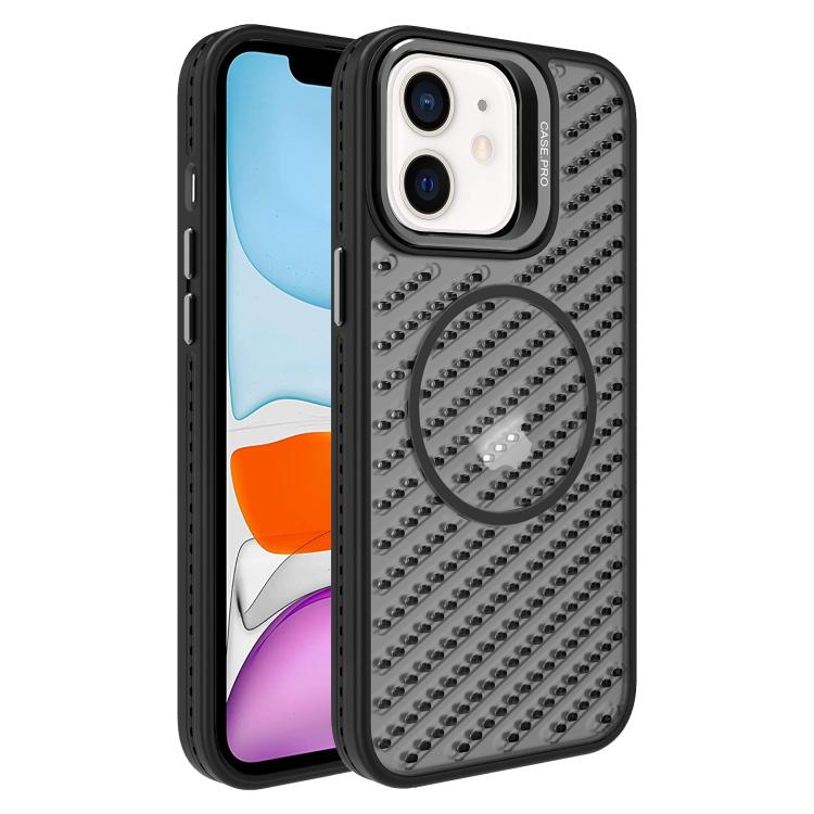 O-Shape Hollow Cooling Lens Holder MagSafe Phone Case, For iPhone 12, For iPhone 12 Pro Max, For iPhone 12 Pro, For iPhone 11