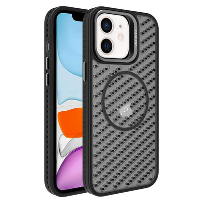 O-Shape Hollow Cooling Lens Holder MagSafe Phone Case, For iPhone 12, For iPhone 12 Pro Max, For iPhone 12 Pro, For iPhone 11