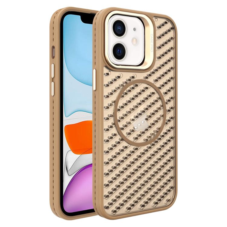 O-Shape Hollow Cooling Lens Holder MagSafe Phone Case, For iPhone 12, For iPhone 12 Pro Max, For iPhone 12 Pro, For iPhone 11