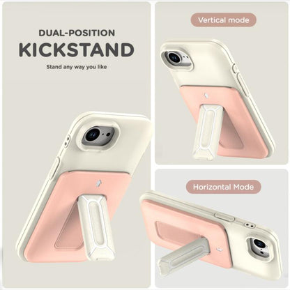 Sliding Card Holder Integrated Phone Case with Kickstand