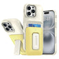 Sliding Card Holder Integrated Phone Case with Kickstand, For iPhone 17 Pro, For iPhone 16 Pro Max